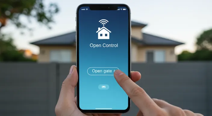 automatic gate smartphone control 