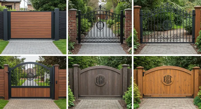 different automatic gate styles 